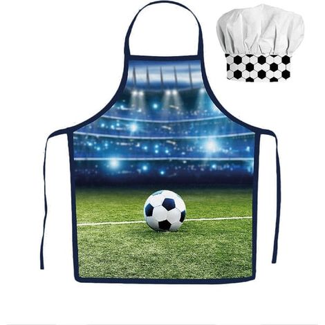 Tablier enfant (lot de 2) avec motif stade de football