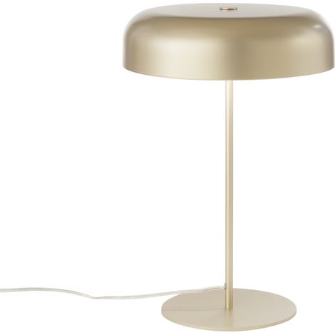 "Lampada da tavolo ICEMAN in metallo oro 45x30 cm." (1/3)