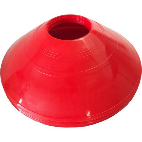 Lot de 20 Cônes de Marquage Football, Cônes d'Entraînement avec Sac, Disques de Repérage pour Terrain, Accessoires Sportifs pour Entraînement et Match (1/5)