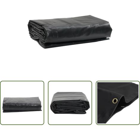Bâche anti-UV -  Bâche noir 1,5x2 m 650 g/m² (1/5)