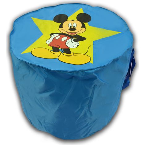 Pouf bleu Mickey Mouse ø 45cm (1/2)