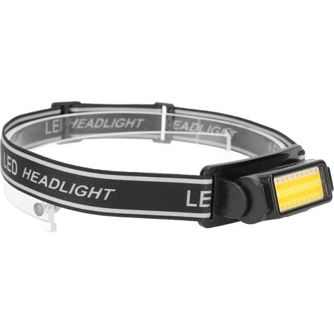 Lampe frontale étanche, multifonctionnelle, rechargeable par USB, avec bandeau ajustable, idéale pour la pêche et le vélo de nuit. (1/5)