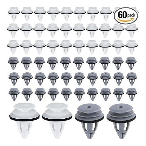 Clips de Fixation Automobile, Set de Renforcement Pare-Chocs et Garniture de Porte, Universels de Retenue pour Véhicule, Rivets en Plastique, Agrafes, Auto, Panneaux pour Voitures (1/5)
