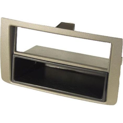 Facade autoradio compatible avec Lancia Musa - Anthracite beige