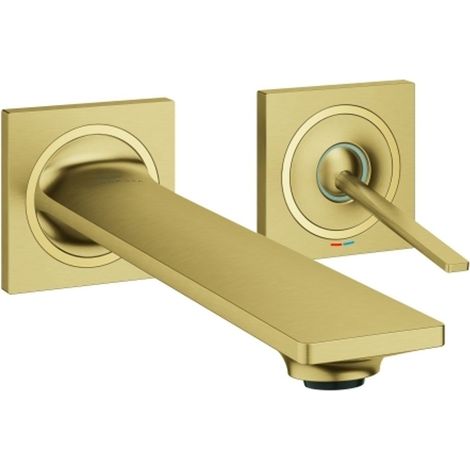GROHE Miscelatore a 2 fori per lavabo Allure 193862 FMS bocca 212mm cool sunrise spazzolato, 19386GN2