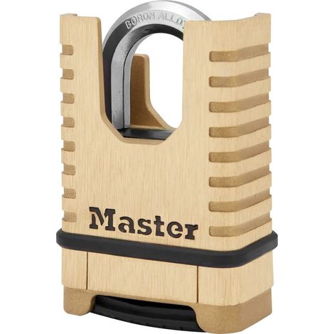 Heavy-Duty Brass Combination Padlock with Rust-Resistant, Waterproof, and Ultra-Resistant Design – Model M1177EURD by Master Lock (1/5)