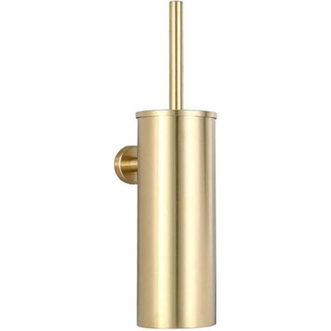 Porte-brosse WC mural en acier inoxydable 304 – Imperméable et facile à nettoyer – Support antibactérien pour salle de bains