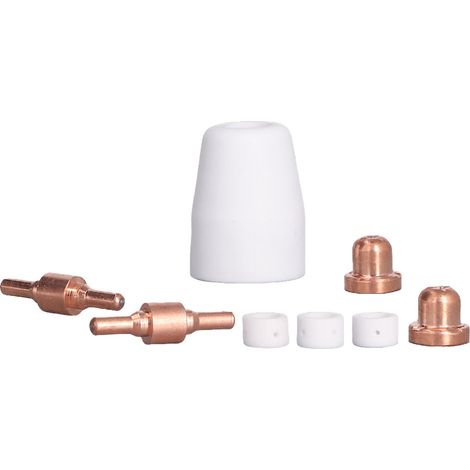 180-teiliges Schweißzusatzmaterial-Set mit Keramikdüse, Elektrodenverteiler und Schweißbrenner für Plasmabrenner (1/5)