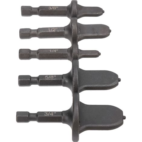 Outil d'extension de tuyau en cuivre pour climatisation, avec poignée hexagonale et roulement en acier (lot de 5), (1/5)