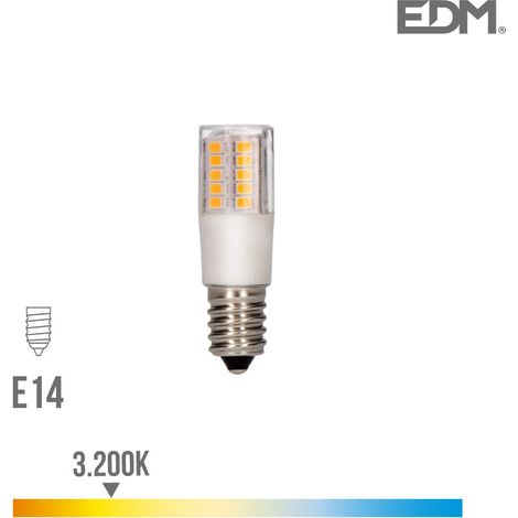 EDM Röhrenförmige LED-Glühbirne E14 5,5 W 650 lm 3000 K warmes Licht Ø1,8 x 5,7 cm