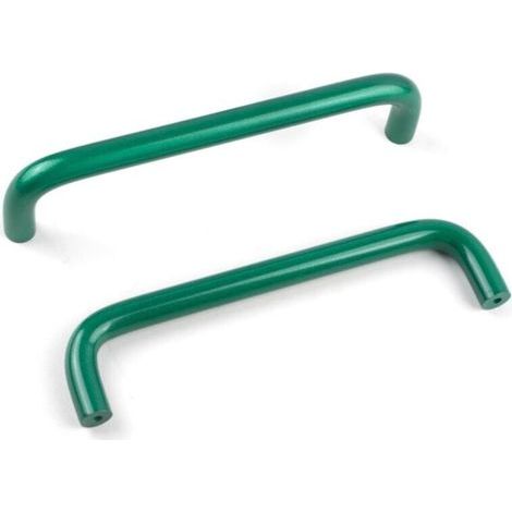 4 Pièces Poignée de Meuble en Aluminium 128mm Poignees de Portes pour Placards avec Vis Boutons Tiroir pour Armoire Cuisine,Vert (1/4)