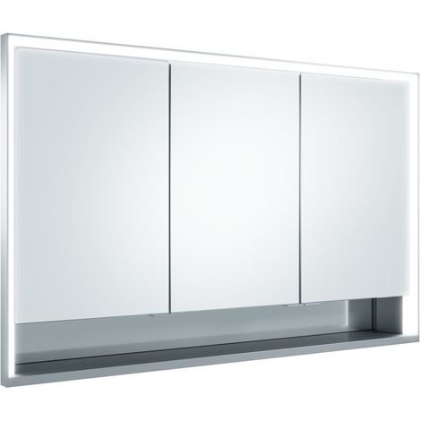 KEUCO Royal Lumos armoire de toilette encastrable 3 portes, porte