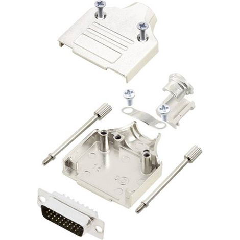 encitech MHDM-15-HDP26-K 6355-0059-02 KIT connettori maschio SUB-D 180 ° Numero Poli (num): 26 Punte a saldare 1 KIT