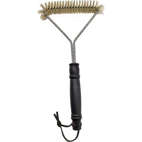 Barbecue Brush, Triangular Cleaning Brush for Gas, Charcoal and Electric Barbecues, 30 cm, 2 Pieces (1/5)