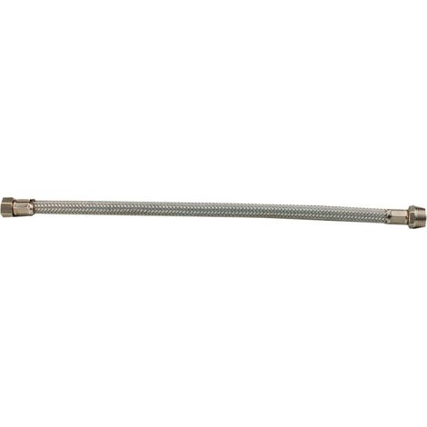 PL FLESSIBILE INOX M F 1/2  35 CM  2 PZ- 5,0 pz