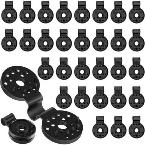 80 Clips für Sonnenschirmdächer, Clips für Sonnenschirmnetze, Befestigungsclips für Sonnenschirmdächer, spezielle Clips für Sonnenschirmnetze mit Löchern, geeignet für Camping im Freien (1/4)
