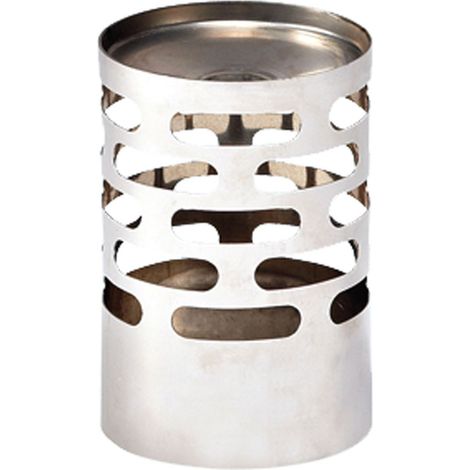 Terminale di scarico per stufe a pellet in acciaio INOX - 8cm