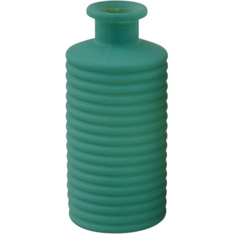 L'Arcolaio Matt Vaso Righe 9,5 x 9,5 x 21,3 Cm Bomboniera / Centrotavola Ottanio