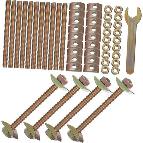 Lot de 12 boulons de fixation pour meubles en bois et en fer (1/5)