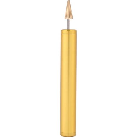 Lot de 2 applicateurs à teinture de bord en cuir DIY, outil de finition pour ceinture et sangle (jaune) (1/5)