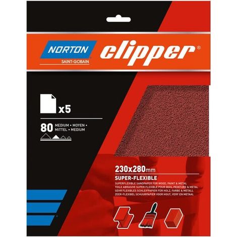Schleifpapier 230x280mm K80 NORTON 66261118247