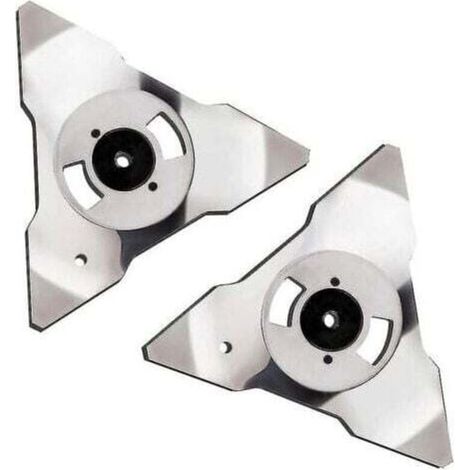 [JAMAIS UTILISÉ]Lot de 2 lames rondes de rechange pour modèles de robots à gaz Robomow RS TS MS RC TC MC en acier inoxydable xh (1/2)