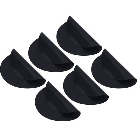 10 Pièces Tapis de Cuisson Rond Barbecue PTFE Réutilisable Antiadhésif Résistant Haute Température pour Friture Grillade (1/5)