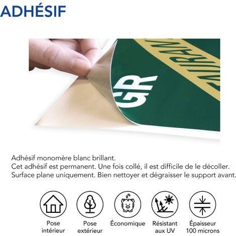 Affiche Officielle Espace Fumeur - Signalisation d'Avertissement - Adhésif - 150 x 210 mm - Conforme au Décret 2006-1386