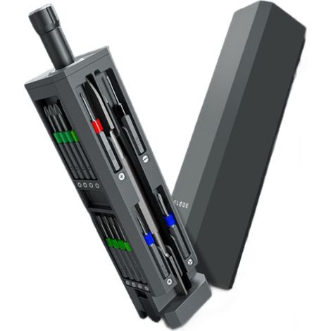 Kit d'outils multifonctions 31 en 1 avec tournevis de précision et rallonge pour le démontage et la réparation de téléphones portables. Tournevis polyvalent et facile à utiliser. (1/4)