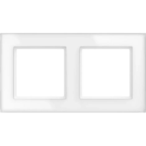 Homematic IP Funk Rahmen IP Glasrahmen – 2-fach (1/5)