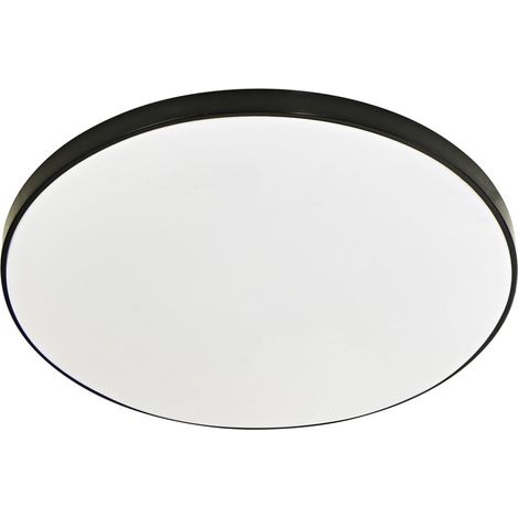 LED Deckenleuchte Bali schwarz Ø 27 x 5 cm neutralweiß (1/3)