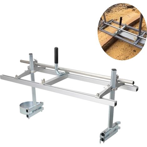 Motosierra, riel de 91 cm (36 pulgadas), compatible con motosierras de 35 a 91 cm (14 a 36 pulgadas), tablas de hasta 30 cm de grosor, construcción duradera de aluminio y acero, ligero para facilitar (1/5)