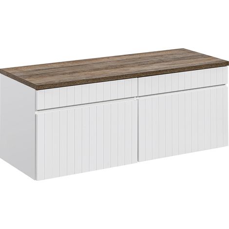 Mobile bagno senza lavabo Zelie bianco 120cm