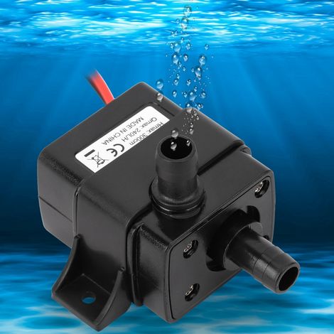 Pompe à eau submersible à moteur sans balais ultra-silencieux 12 V CC (1/5)