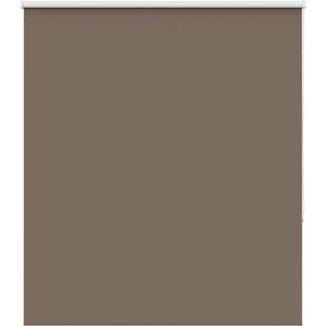 Store enrouleur occultant café 120x150cm largeur du tissu