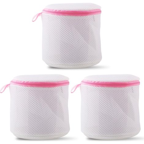 Bolsa para la ropa sucia, bolsa reutilizable con cremallera, ideal para sujetadores, ropa, calcetines, ropa de bebé, etc.