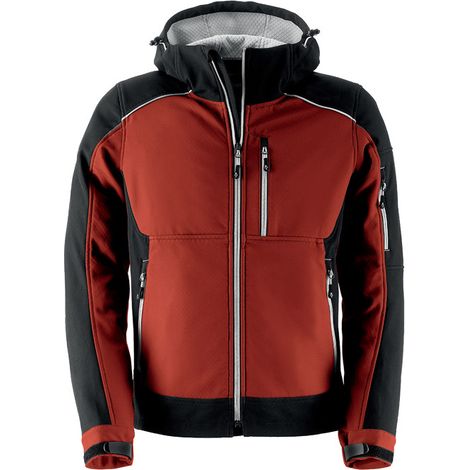 Giacca softshell da lavoro Kapriol Dynamic-Mattone-XXL