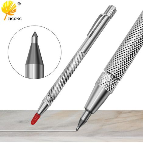 Aiguille de marquage diamantée, stylo de marquage en acier tungstène, marqueur magnétique puissant pour verre, couteau de marquage pour carrelage céramique, aiguille de marquage, stylo de gravure magn (1/5)
