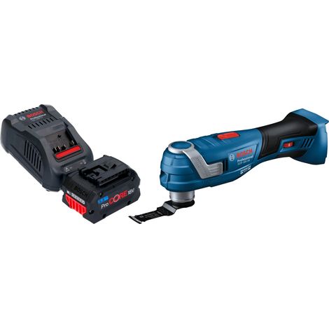 Bosch GOP 18V-34 Professional Multi Cutter a batteria 18 V Starlock Plus + 1x batteria ProCORE 5,5 Ah + caricabatteria