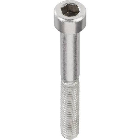 TOOLCRAFT 839711 Viti cilindriche M4 12 mm Interno Esagonale DIN 912 Acciaio inox A2 100 pz.