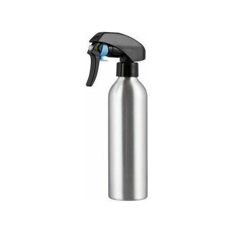 Vaporisateur Vide – pulvérisateur remplissable en Aluminium pour la Maison et Le Jardin – idéal comme Vaporisateur Plantes – métal brossé/Noir,Fontainebleau (1/5)