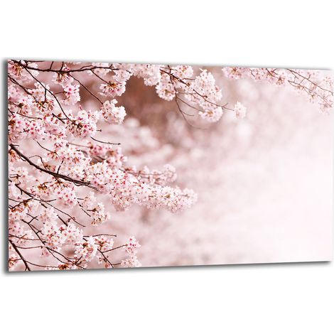 PLAQUE DE PROTECTION EN VERRE POUR CUISINIÈRE 80x52 FLEURS (1/5)