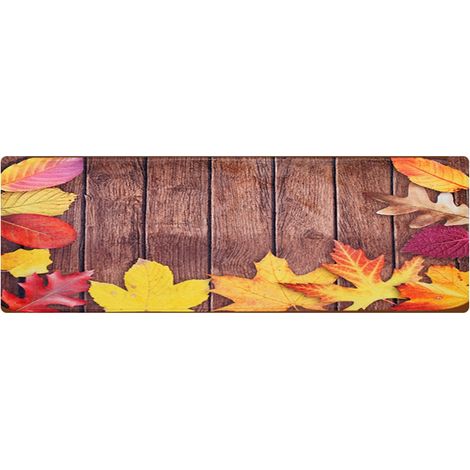 Tapis absorbant antidérapant de style européen pour salle de bain et cuisine (lot de 4) (1/4)