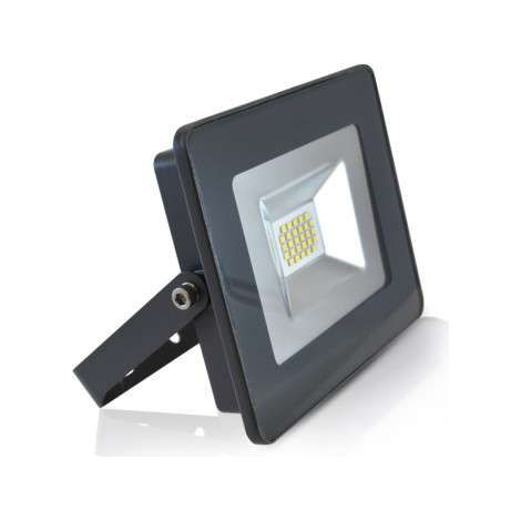 Faretto LED grigio impermeabile da 20W bianco caldo (1/4)