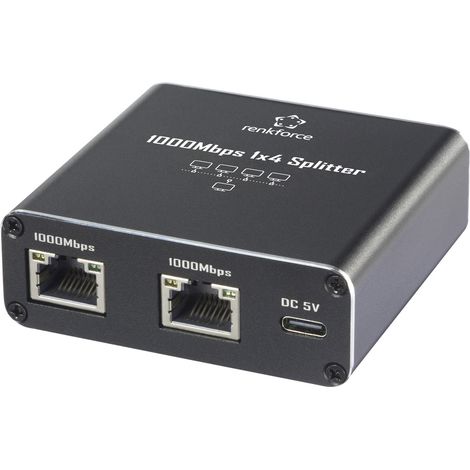 Renkforce RF-6739680 RF-GES-400 Switch réseau RJ45 5 ports 1 GBit/s alimentation USB (1/5)