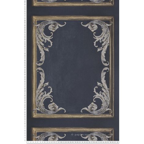 Papier peint Trompe l'oeil Bleu Rêverie Montecolino