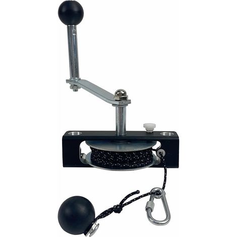 Jardiaffaires – Treuil de traction pour gruminette – Accessoire pour tronçonneuse – Kit avec levier et réservoir de graissage – Travail confortable et efficace (1/2)