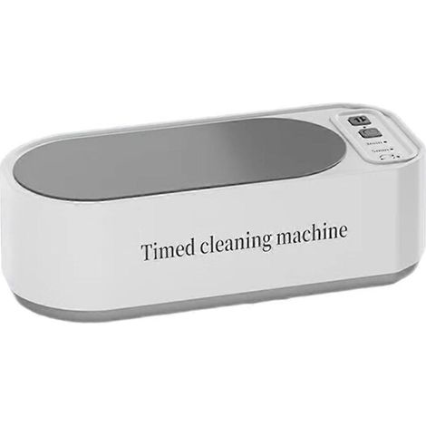 Ultrasonique Glasses nettoyeur 50KHz Contact Lens nettoyeur ménager Timer bijoux Toothbrush nettoyeur brosse Dentures (1/5)