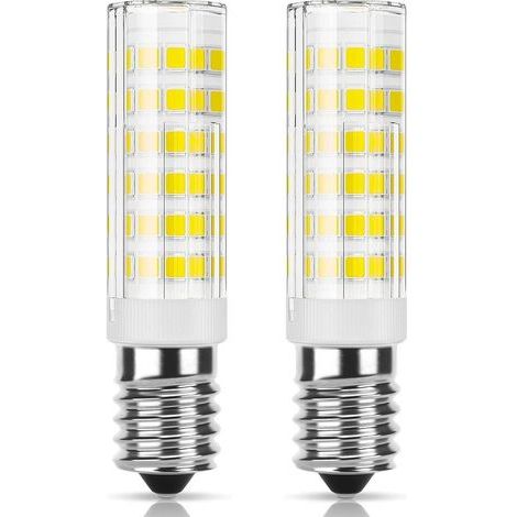 Ampoule LED E14 hotte 9W, équivalent halogène 50W, 550LM, Blanc froid 6000K, Petite vis edison, Non dimmable, 2 pièces [Classe énergétique E] (1/3)