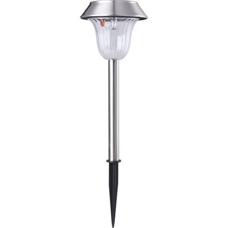 Lampada da terra in acciaio luce giardino solare del LED (1/5)